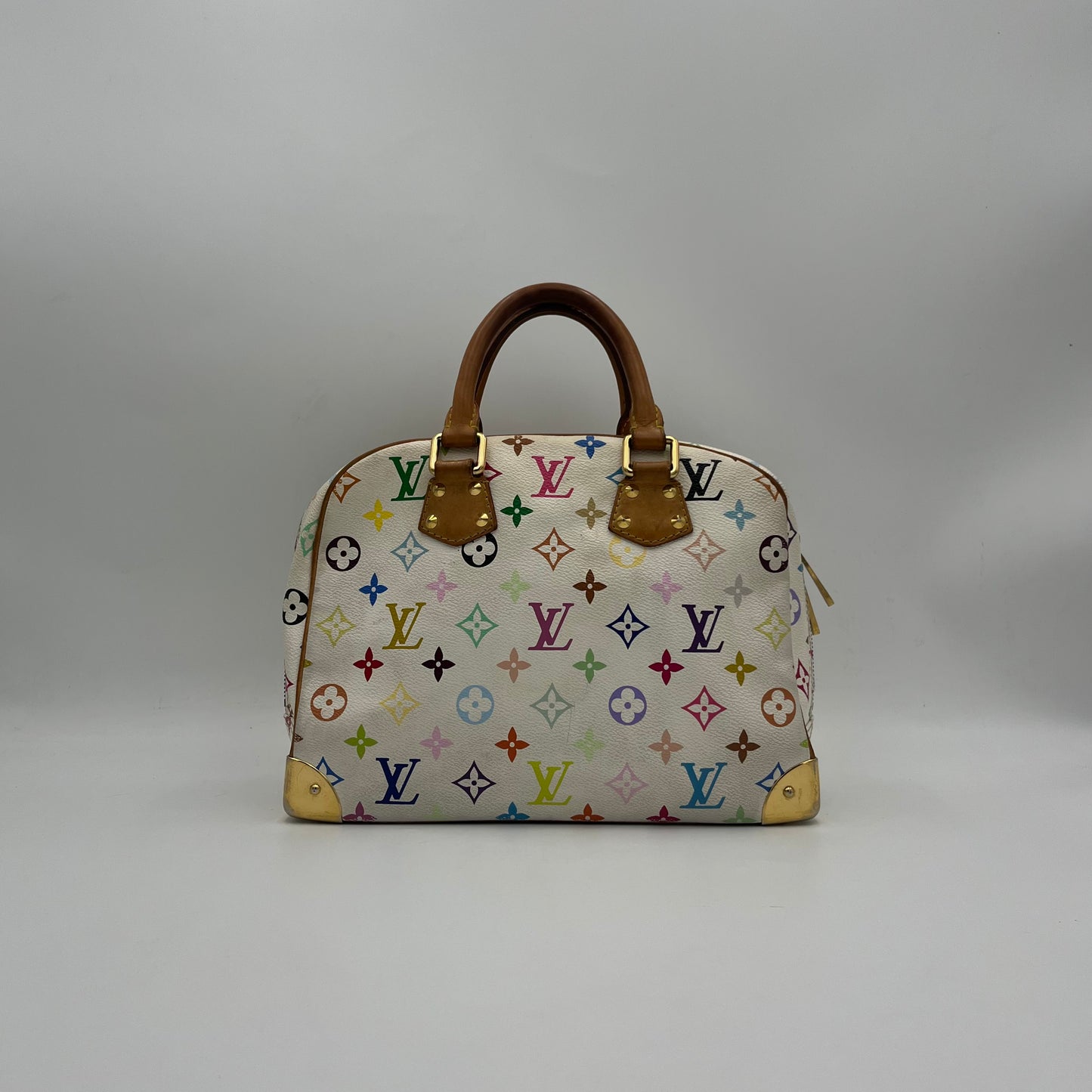 LV White Multicolor Trouville