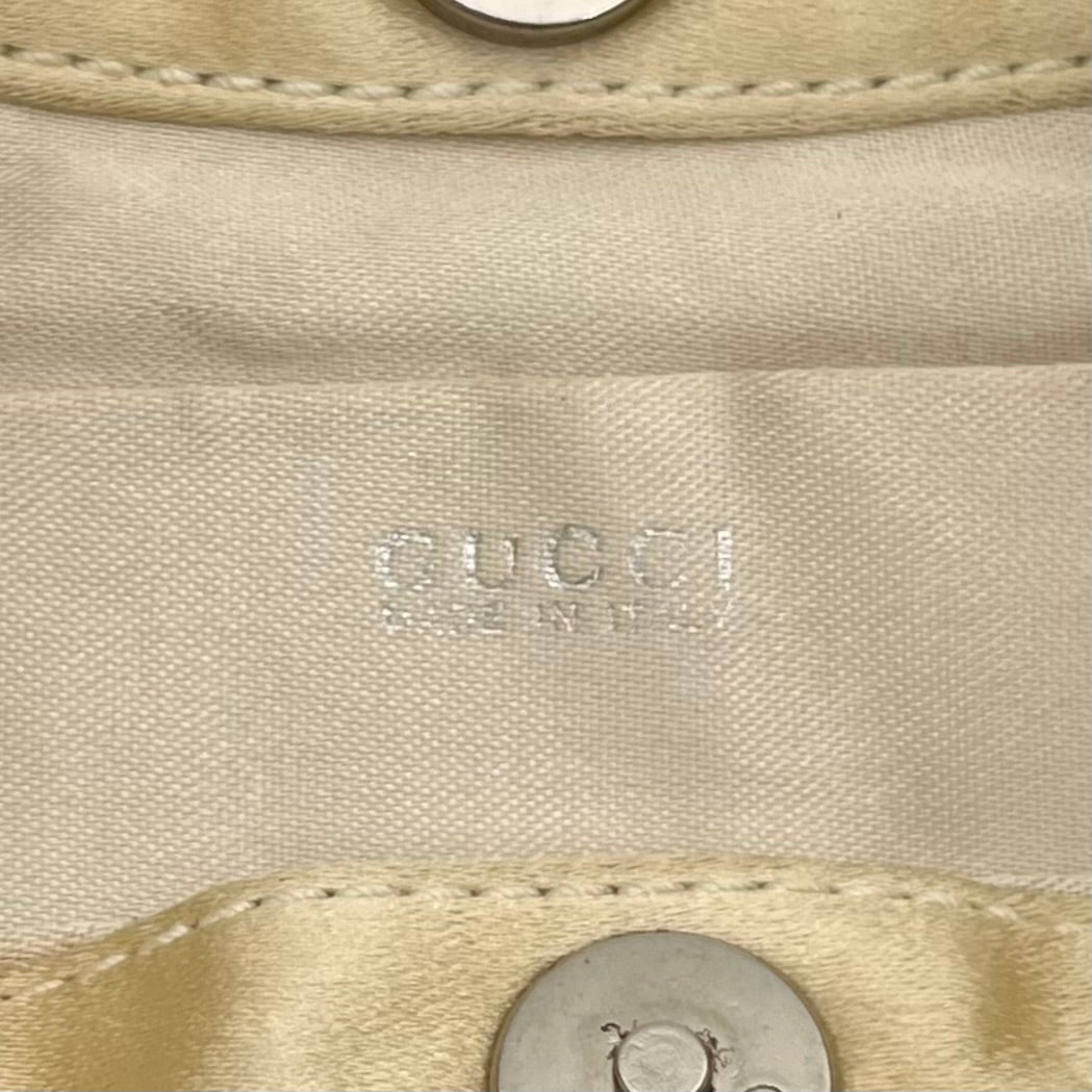 Gucci Beige Silk Beaded Mini Handbag