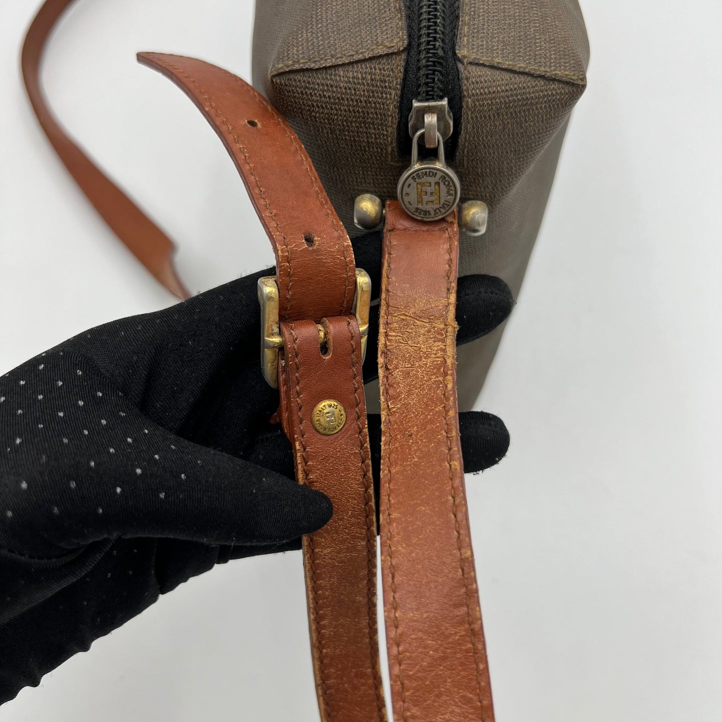 Fendi Vintage FF Logo Crossbody