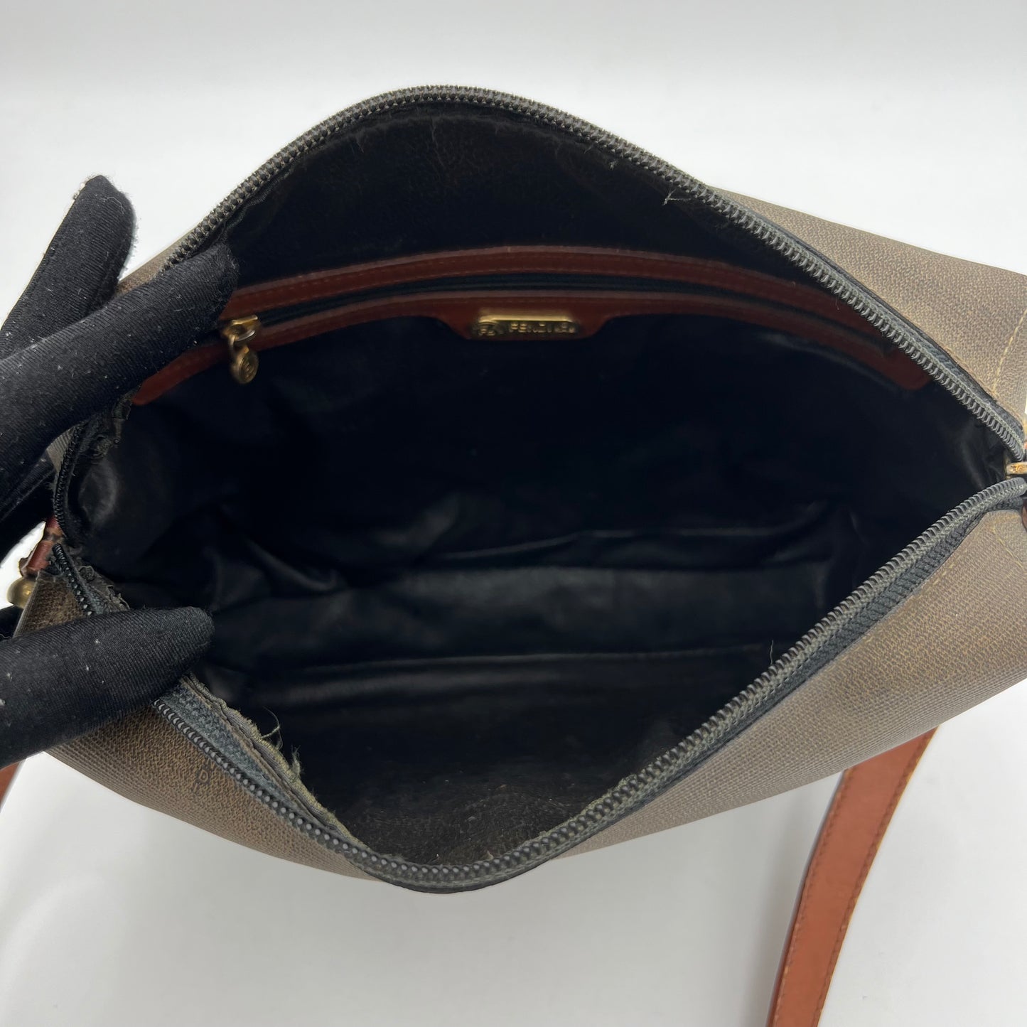 Fendi Vintage FF Logo Crossbody