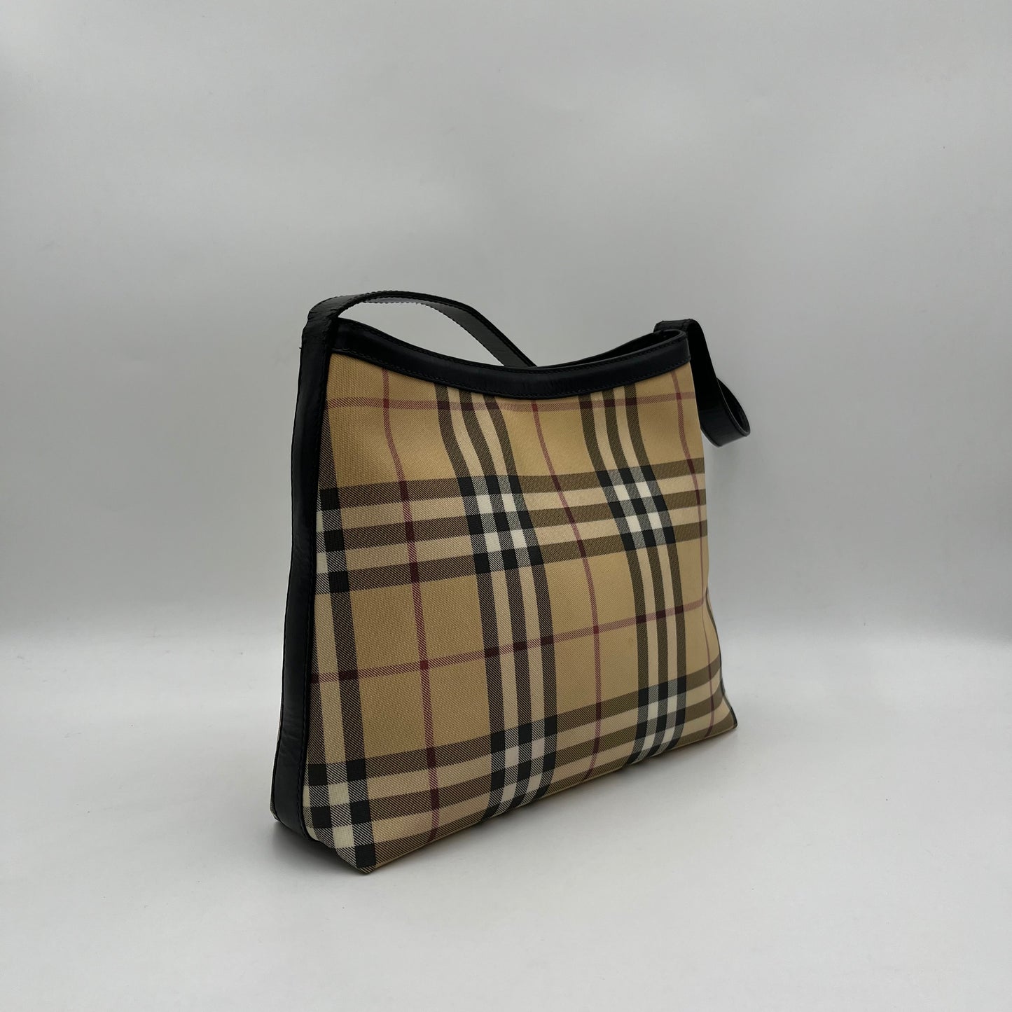 Burberry Nova PVC Hobo Shoulder Bag
