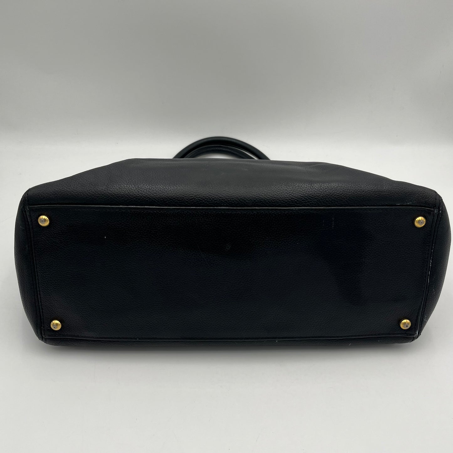 Chanel Black Calfskin Cerf Executive Shopper Tote
