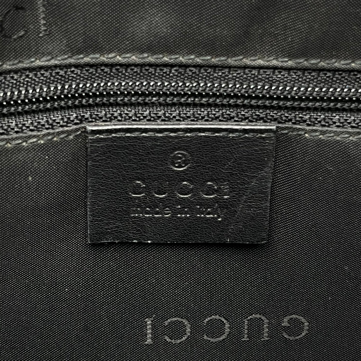 Gucci Black Leather Jackie Shoulder Bag