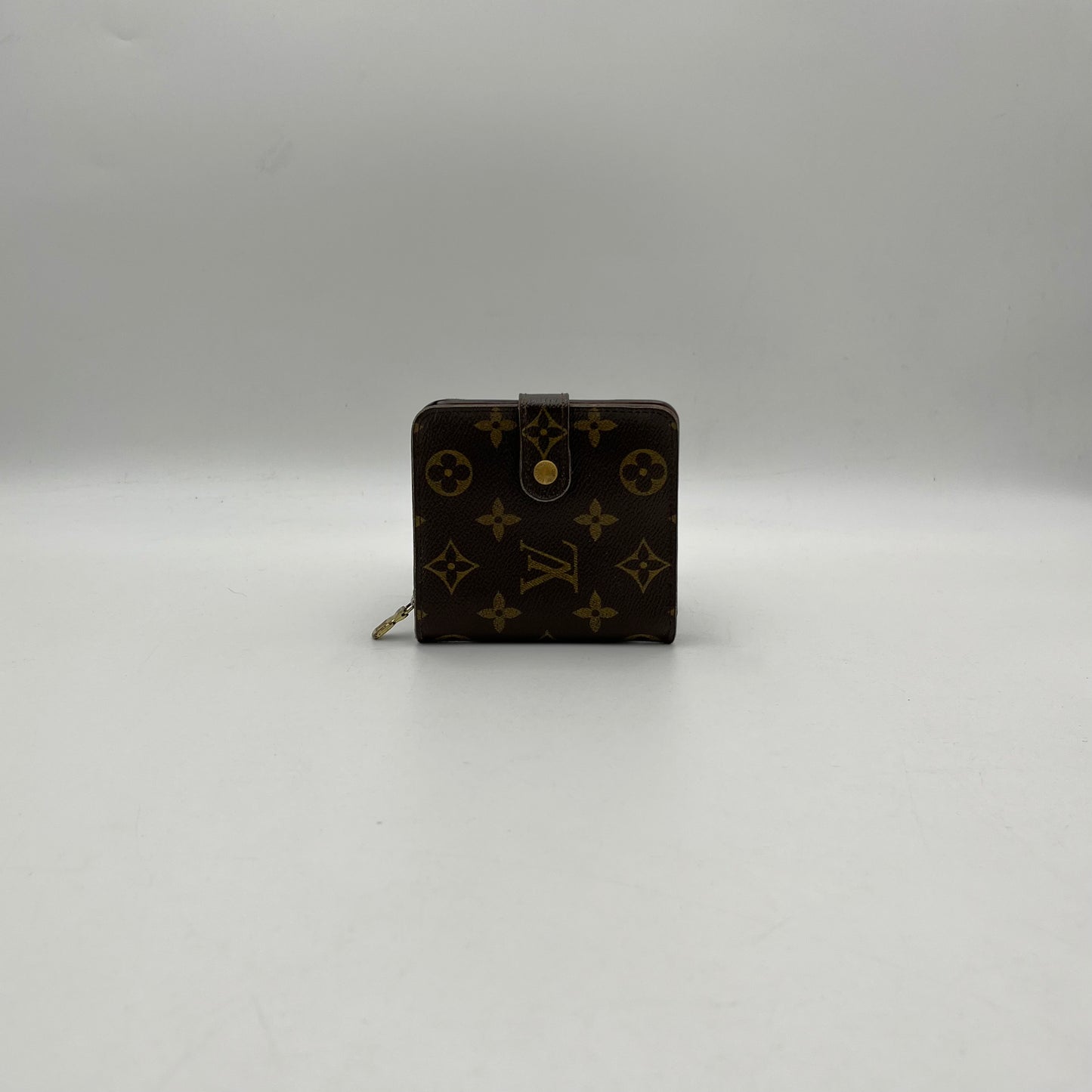 LV Monogram Short Compact Wallet