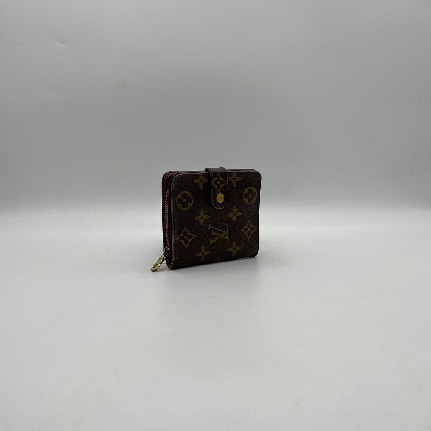 LV Monogram Short Compact Wallet