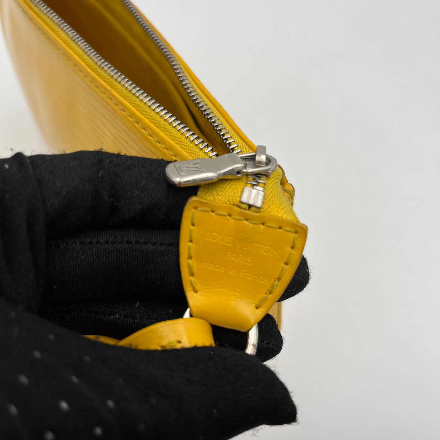 LV Citron Yellow Epi Leather Pochette