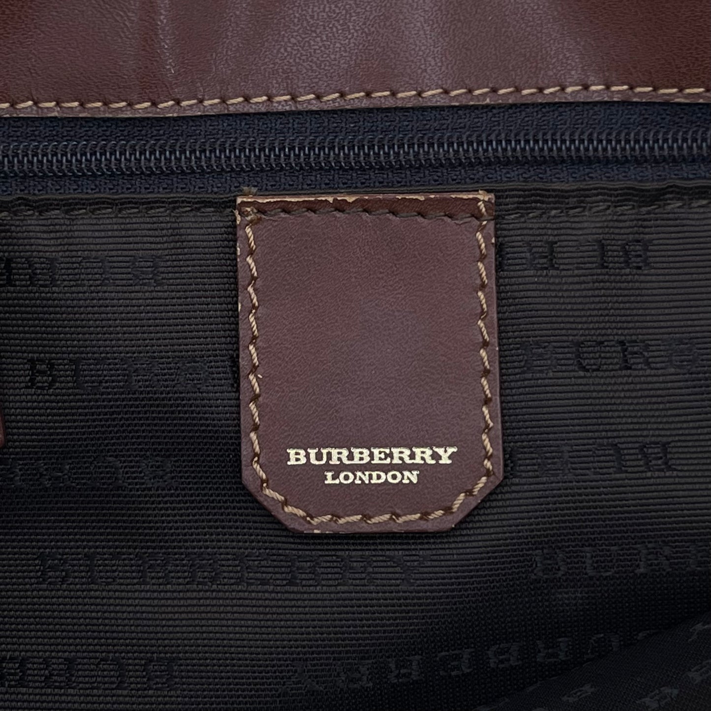 Burberry Haymarket Snap Tote