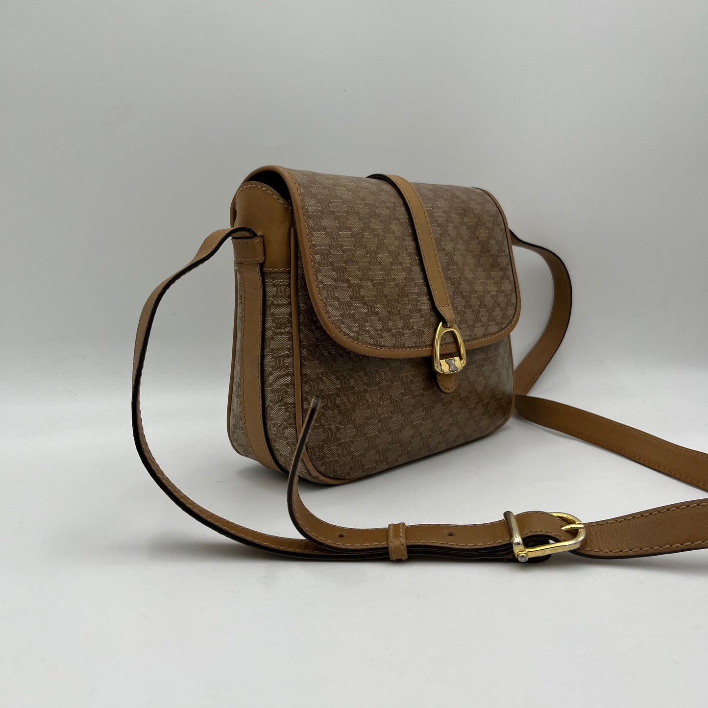 Celine Paris Macadam PVC Flap Crossbody
