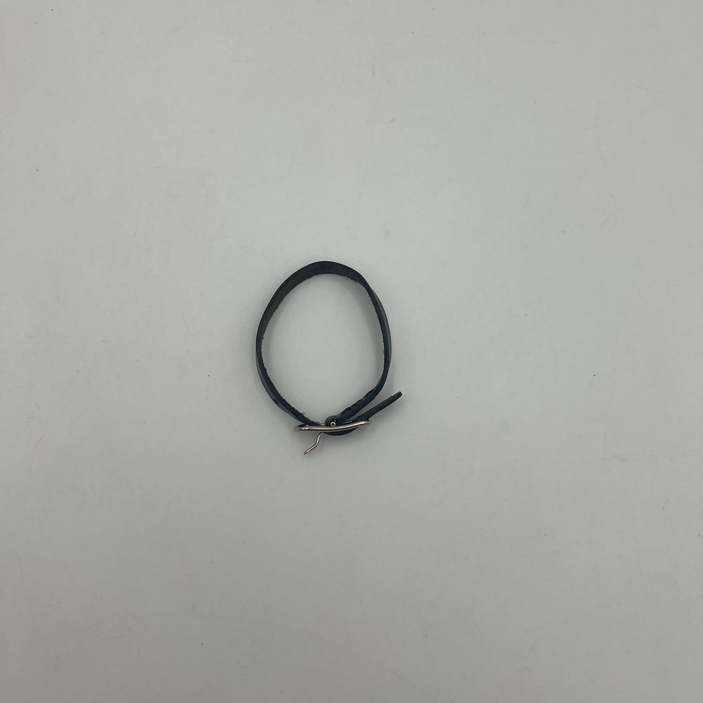 Hermes Black Leather Bracelet