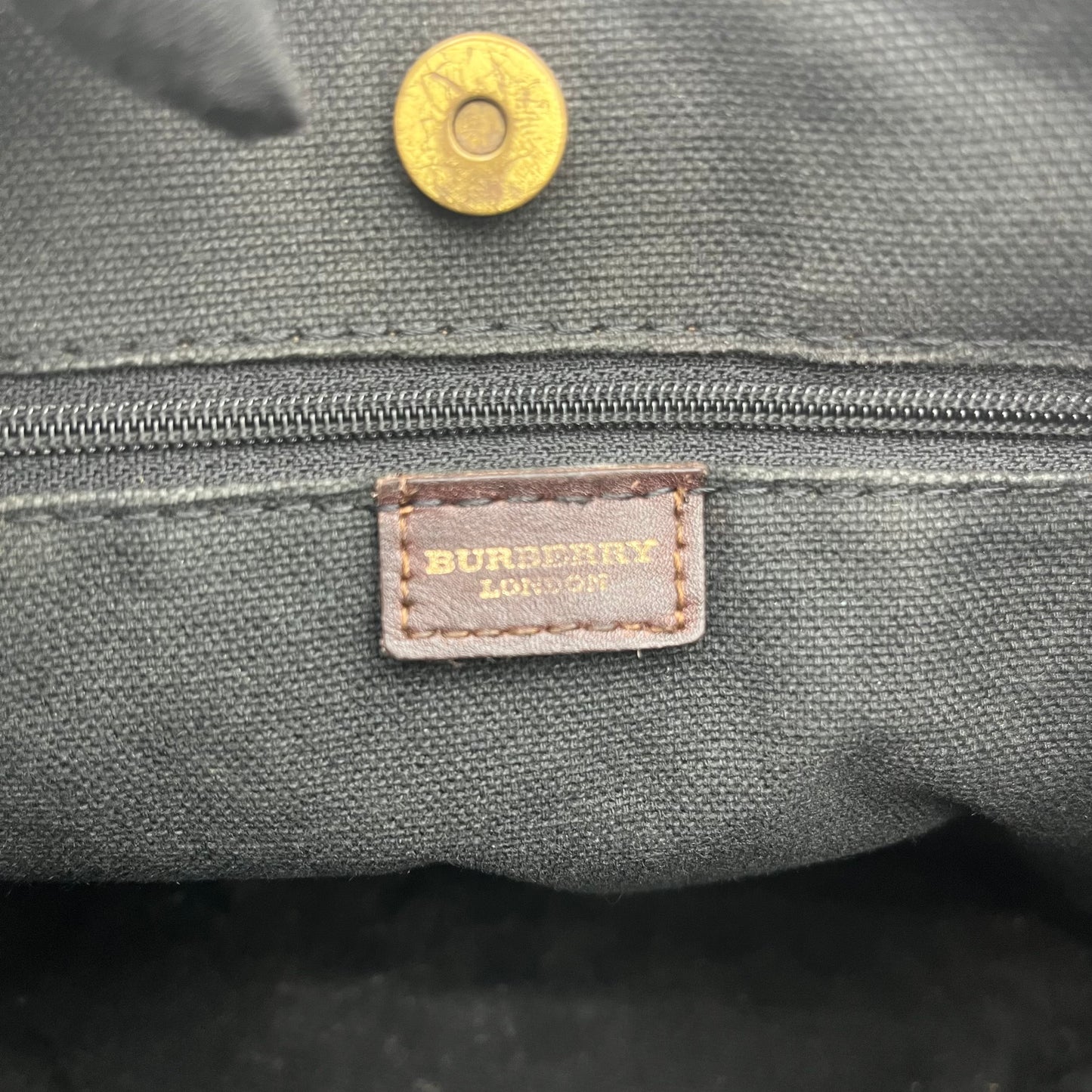 Burberry Haymarket Small Handbag