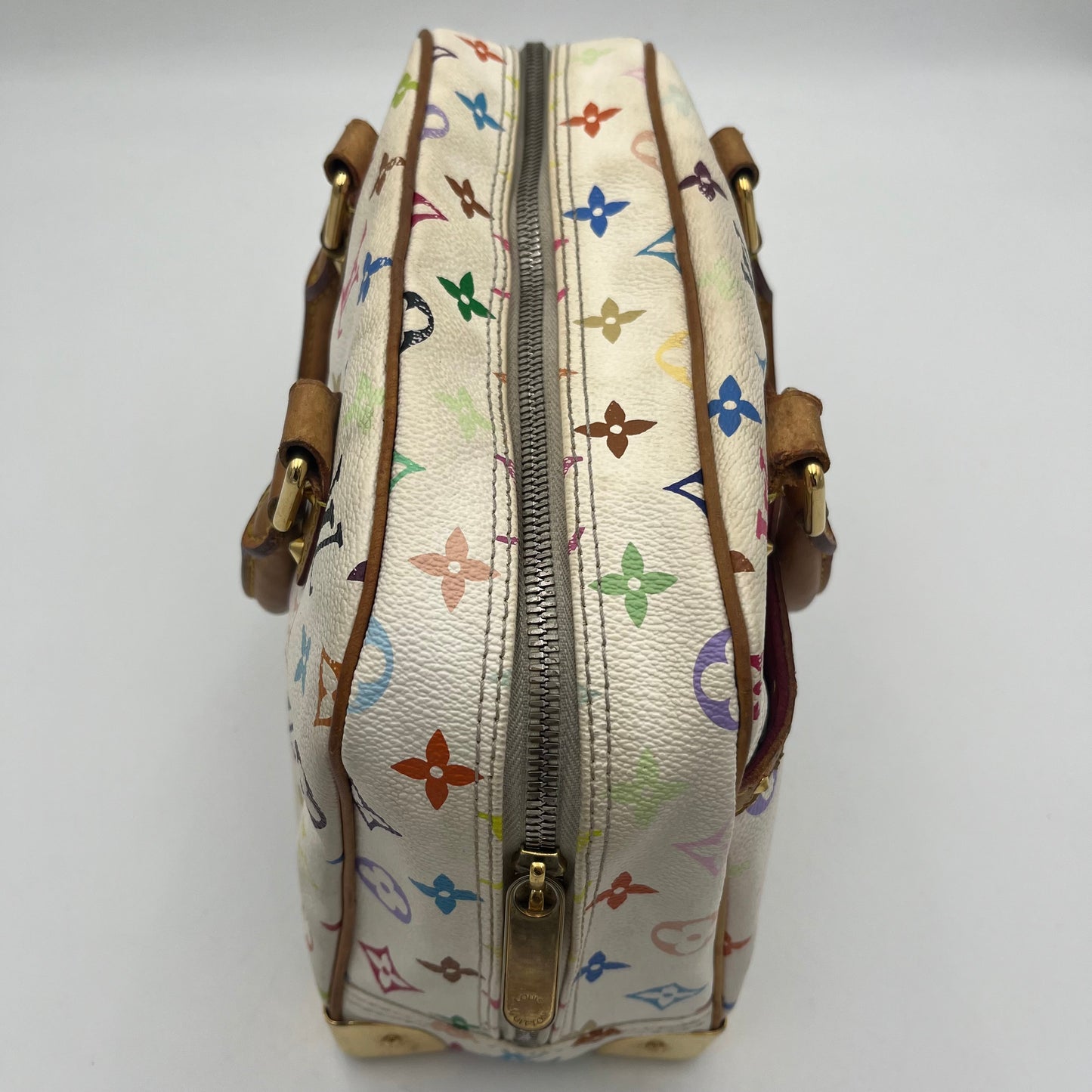 LV White Multicolor Trouville