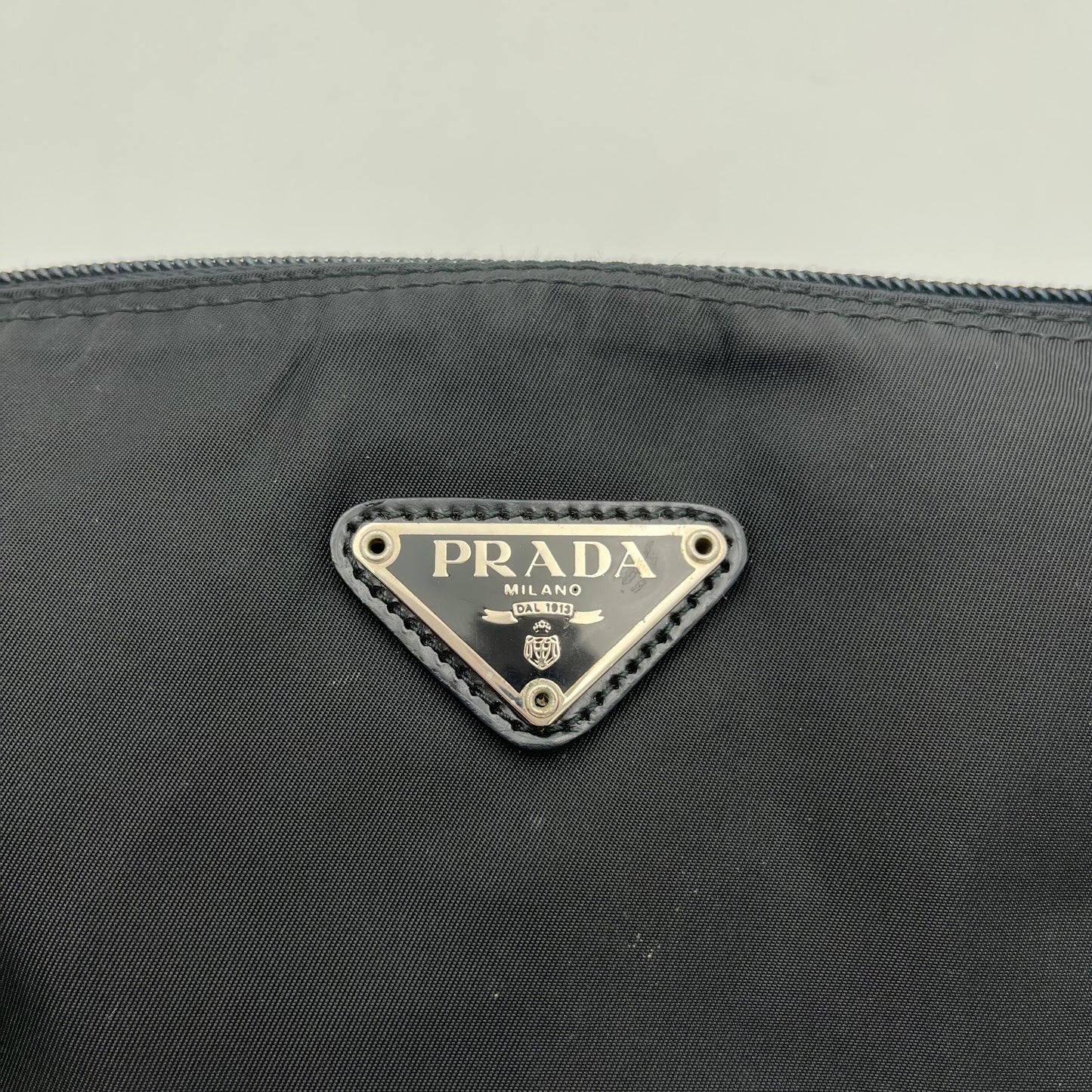 Prada Black Nylon Pouch