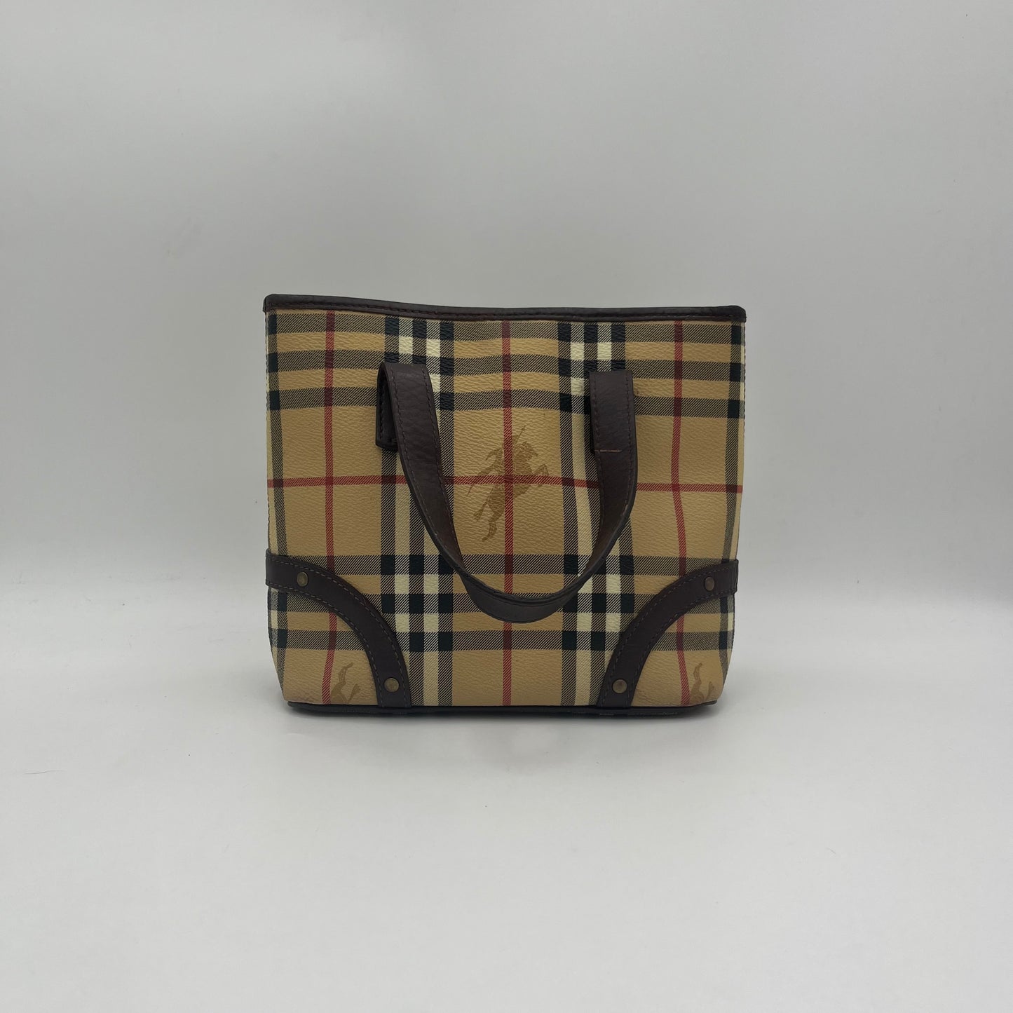 Burberry Haymarket Small Handbag