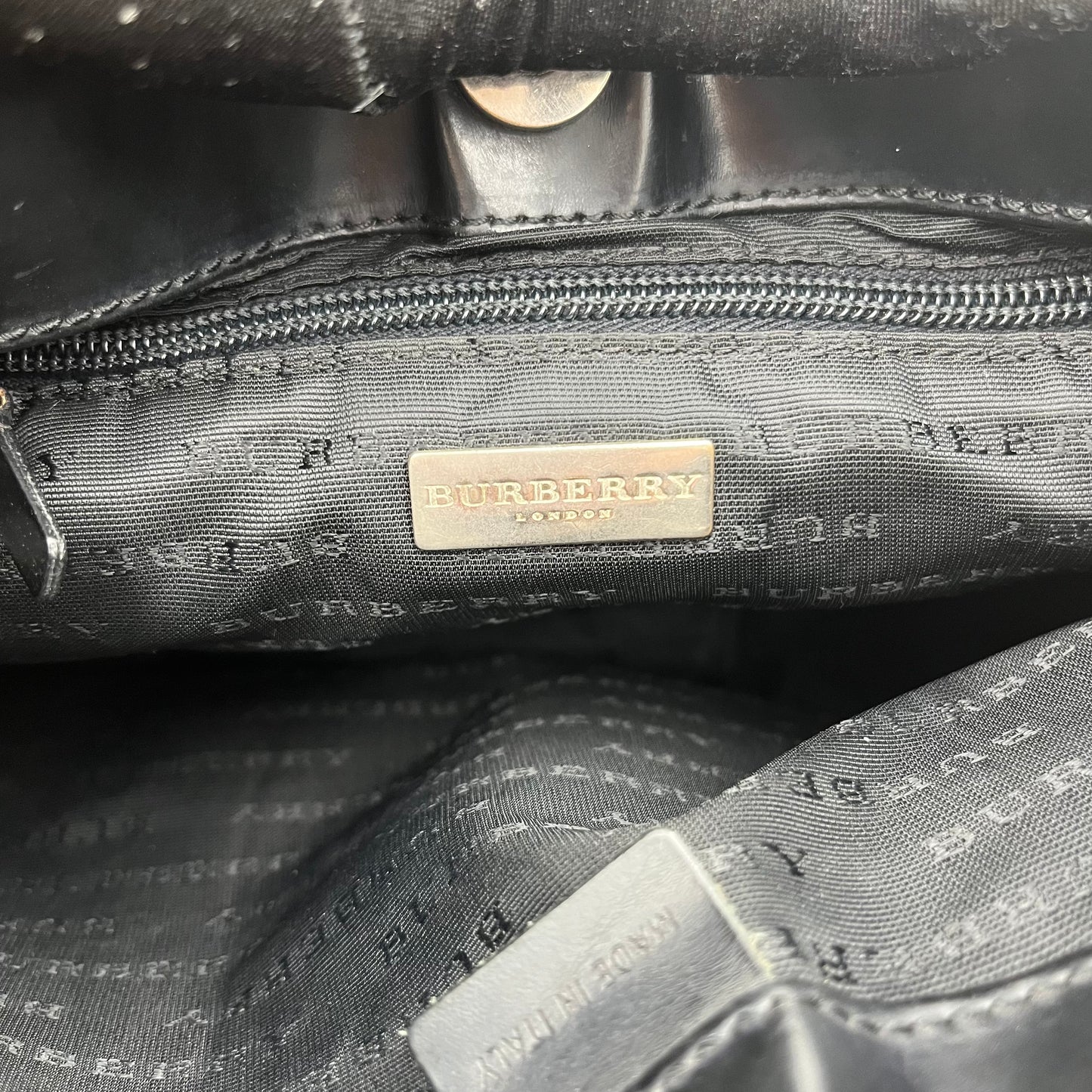 Burberry Nova PVC Hobo Shoulder Bag