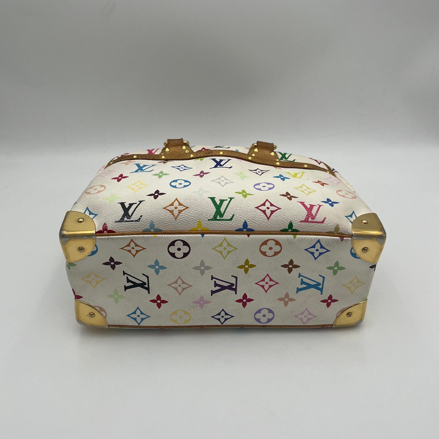 LV White Multicolor Trouville