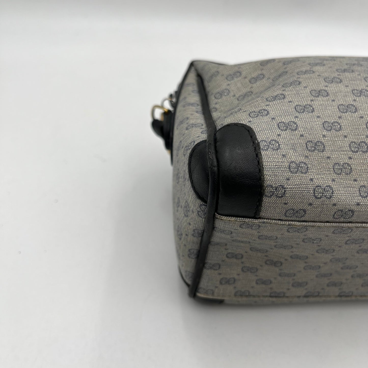 Gucci Vintage Dark Blue Micro GG PVC Crossbody