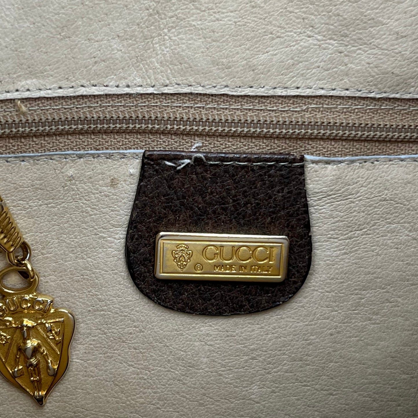 Gucci Vintage Monogram Sherryline Bucket Sling Bag
