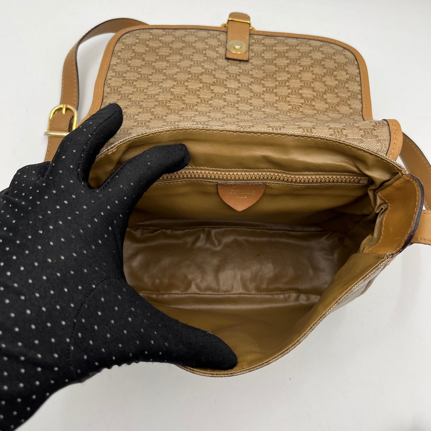 Celine Paris Macadam PVC Flap Crossbody
