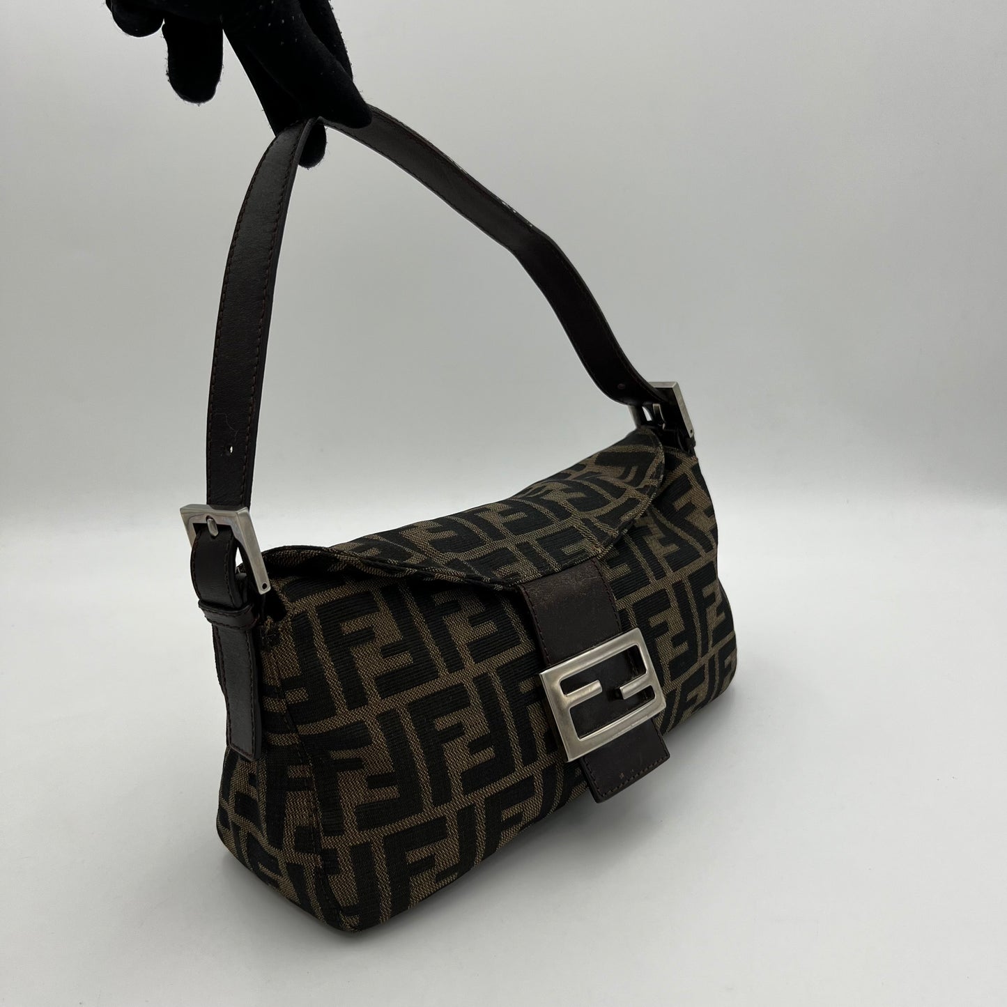 Fendi Tobacco Zucca Baguette