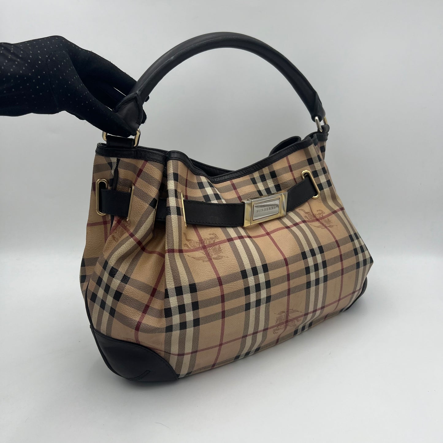 Burberry Haymarket Handbag