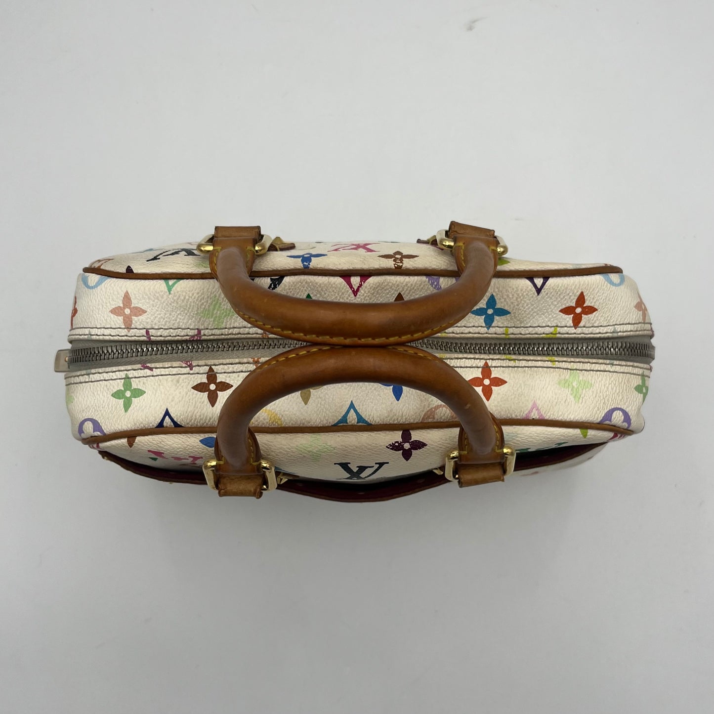 LV White Multicolor Trouville