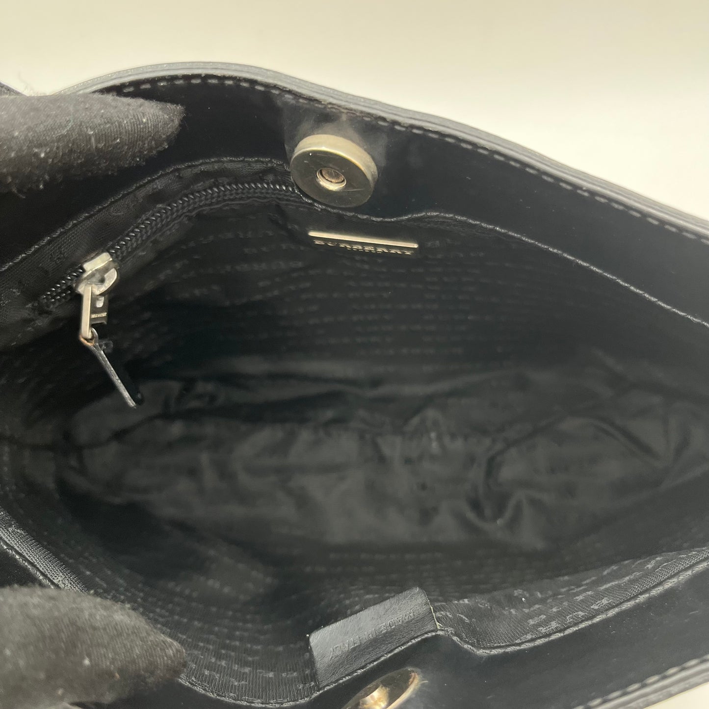 Burberry Nova PVC Hobo Shoulder Bag