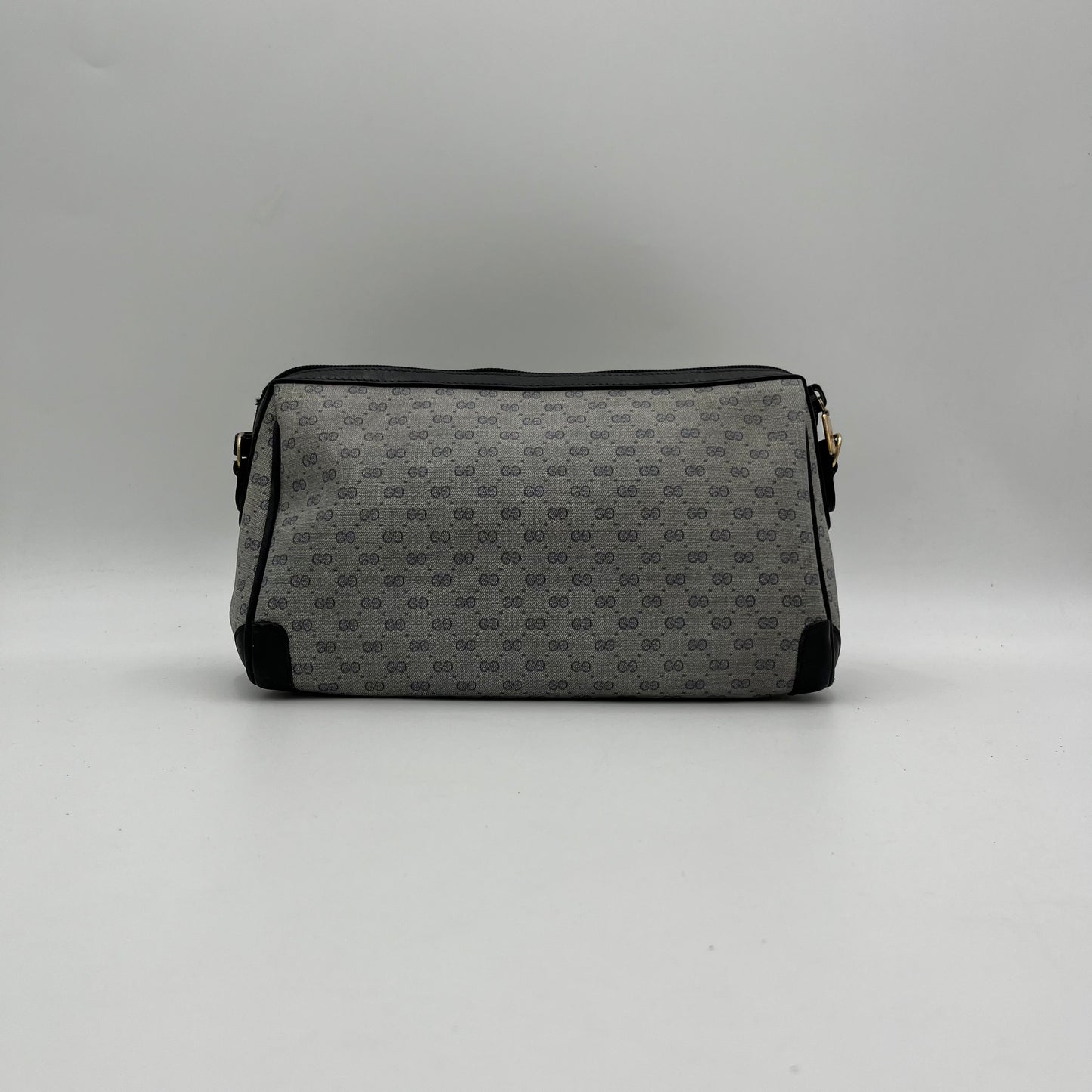 Gucci Vintage Dark Blue Micro GG PVC Crossbody
