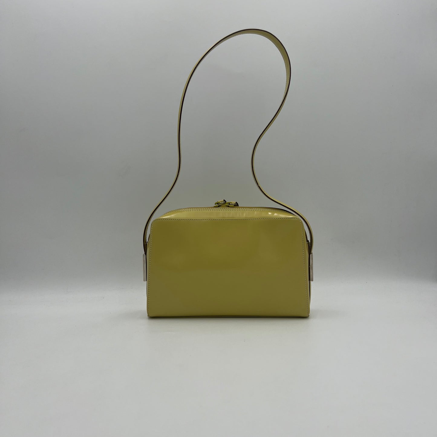 Gucci Yellow Patent Shoulder Bag