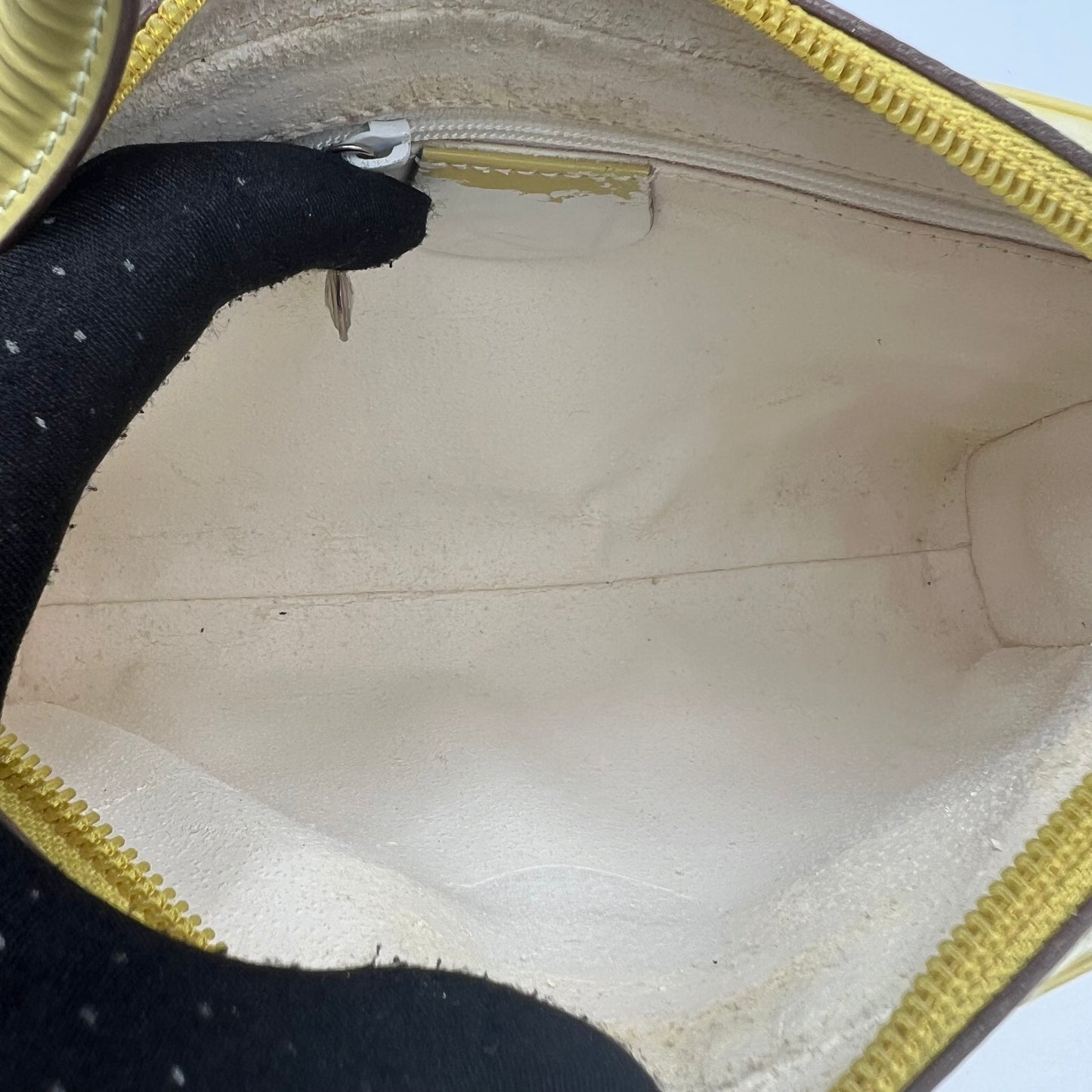 Gucci Yellow Patent Shoulder Bag
