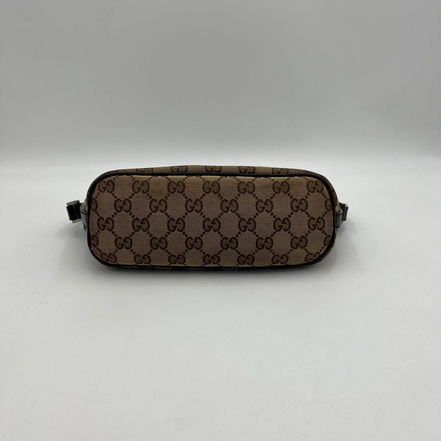 Gucci Brown Monogram Canvas Sherryline Boat Pochette