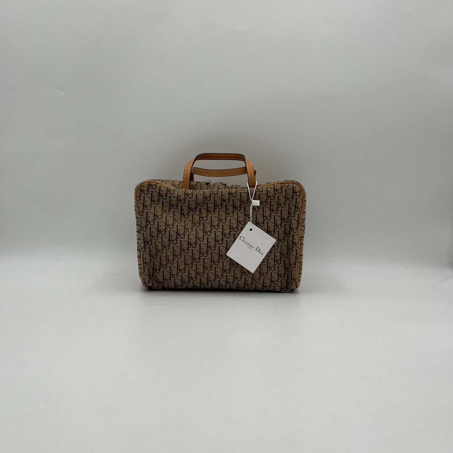 Christian Dior Beige Trotter Canvas Small Handbag BNWT