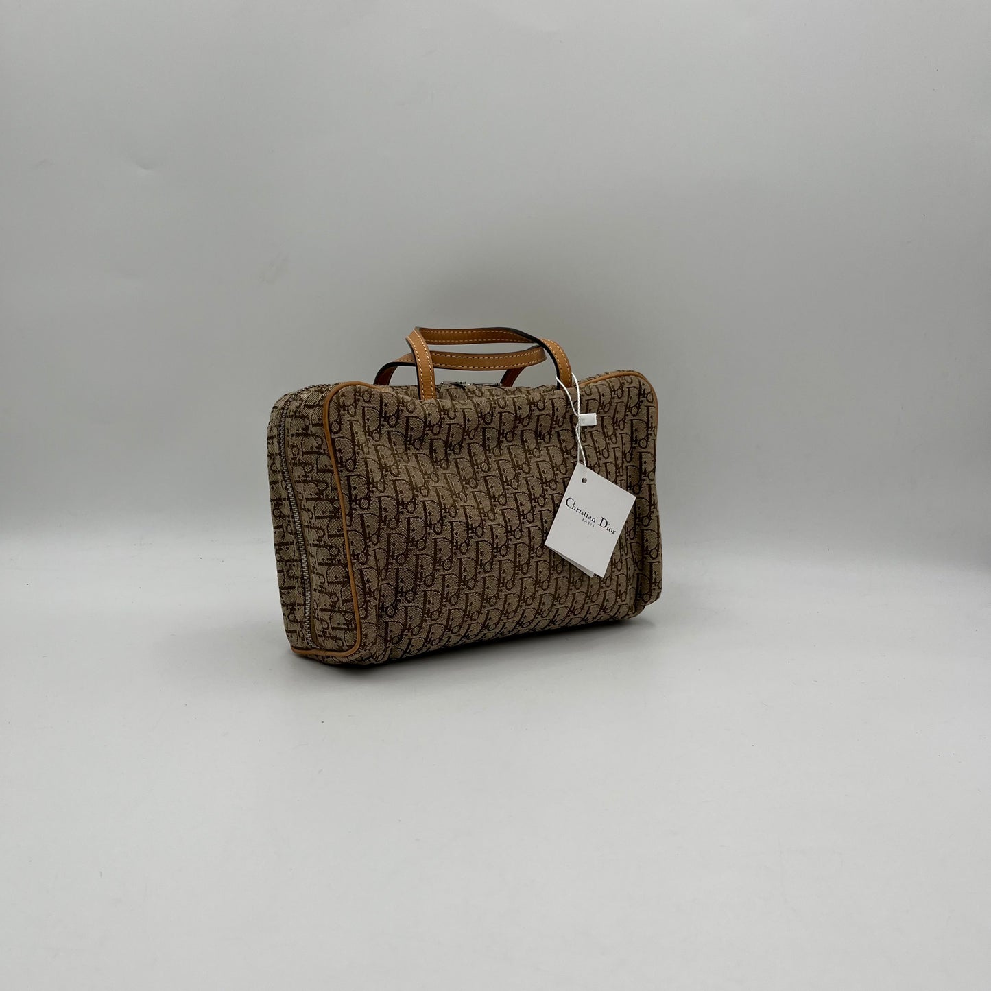 Christian Dior Beige Trotter Canvas Small Handbag BNWT