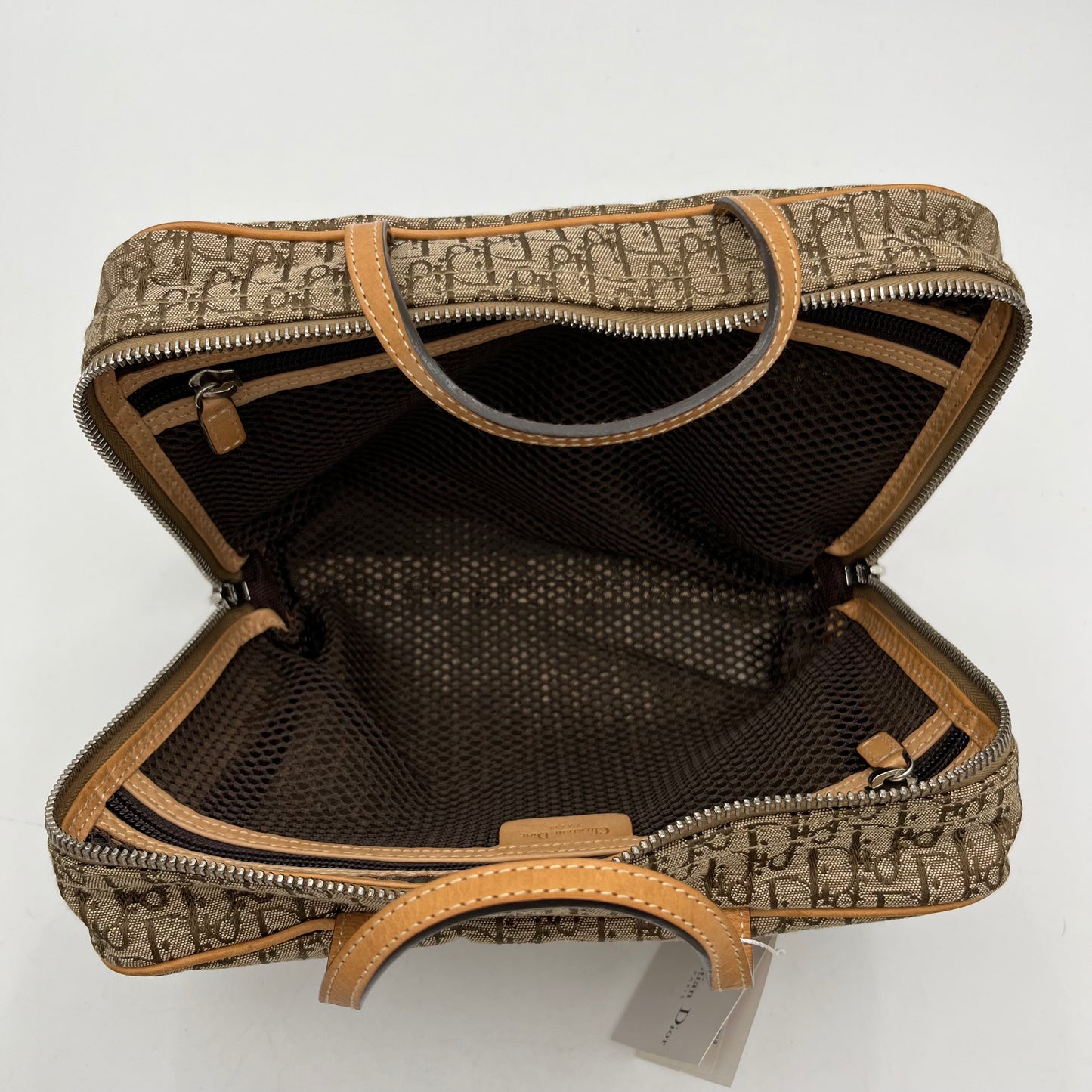 Christian Dior Beige Trotter Canvas Small Handbag BNWT