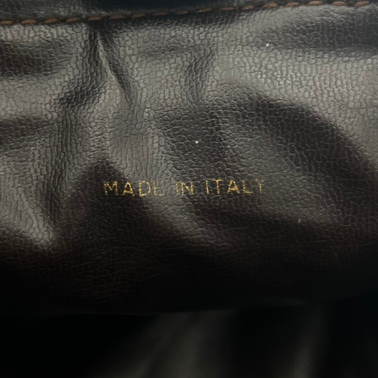 Celine Paris Vintage Brown Macadam PVC and Leather Boston