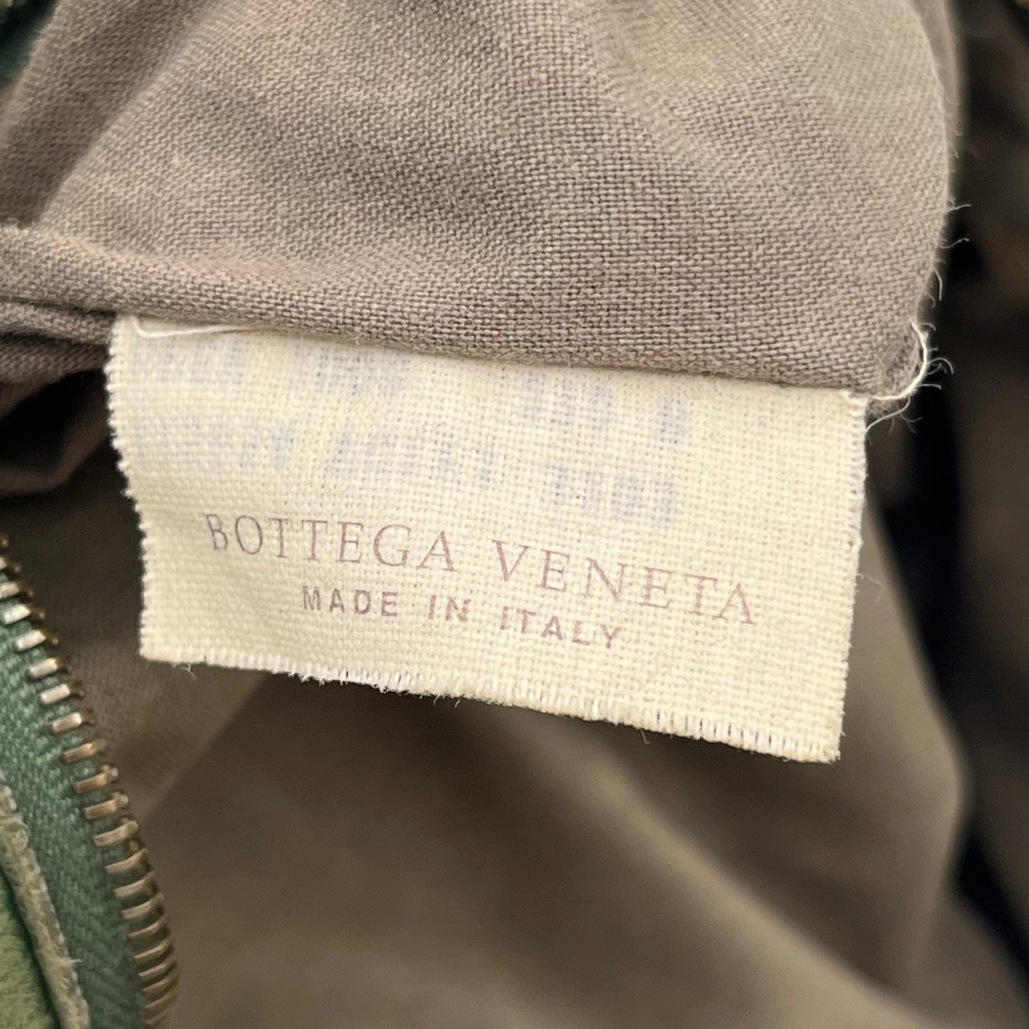 Bottega Veneta Green Intrecciato Circa 1990 Large Hobo Shoulder Bag