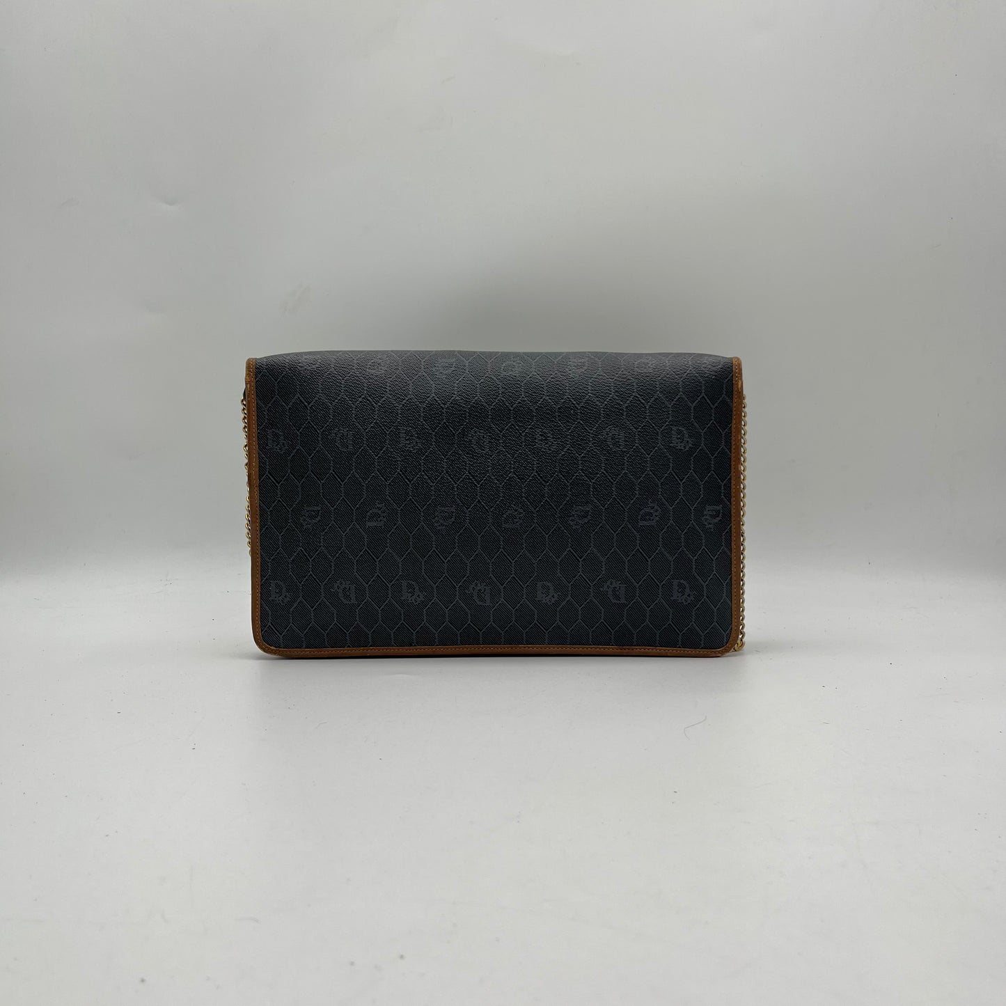 Christian Dior Dark Honeycomb Full Flap Chain Bag