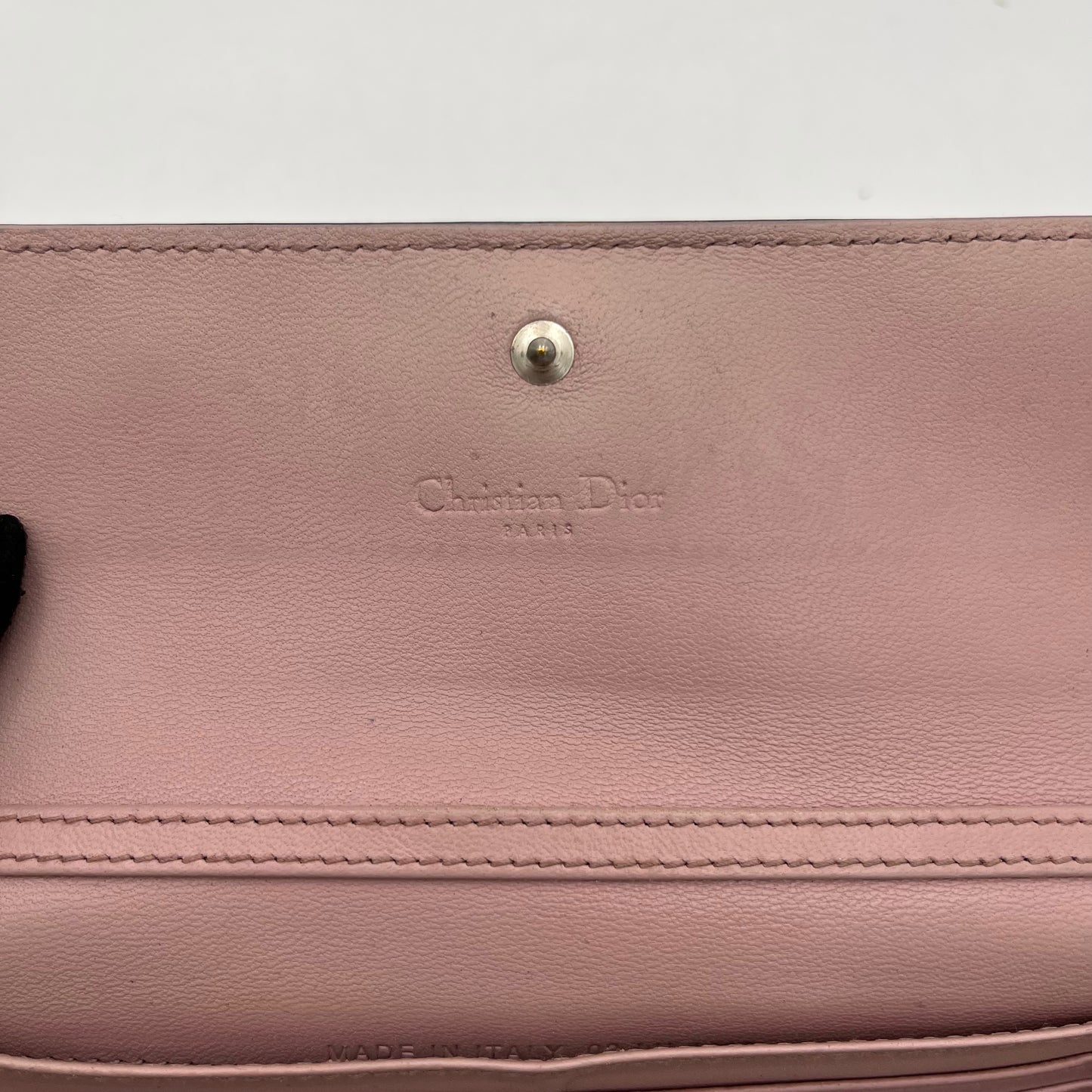 Christian Dior Black Trotter Patent WOC