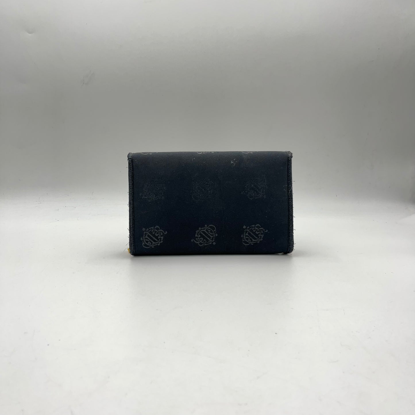 Christian Dior Black Vintage Logo Flap Chain Crossbody