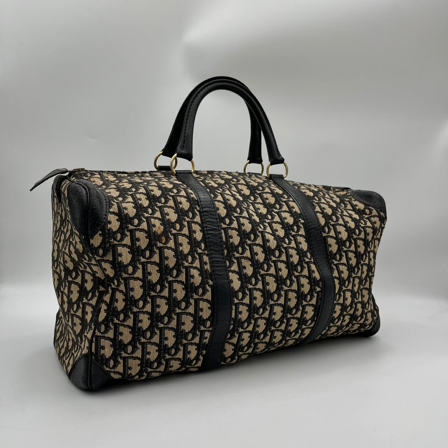 Christian Dior Trotter Canvas Boston