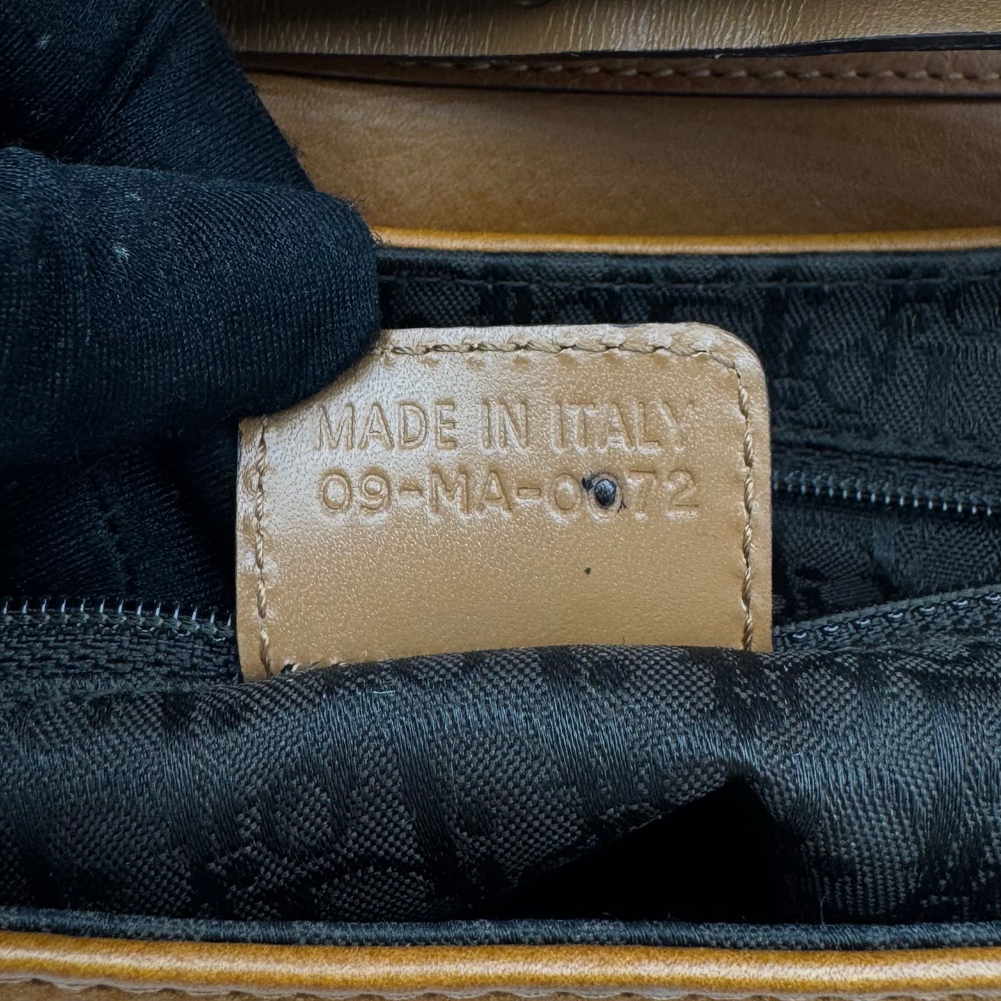 Christian Dior Brown Leather Street Chic Columbus