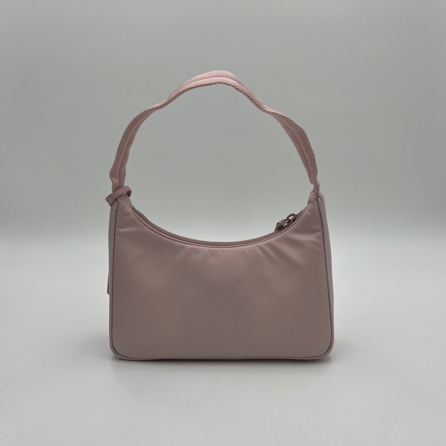 Prada Alabaster Pink Nylon Re-Edition 2000 Mini Hobo Bag