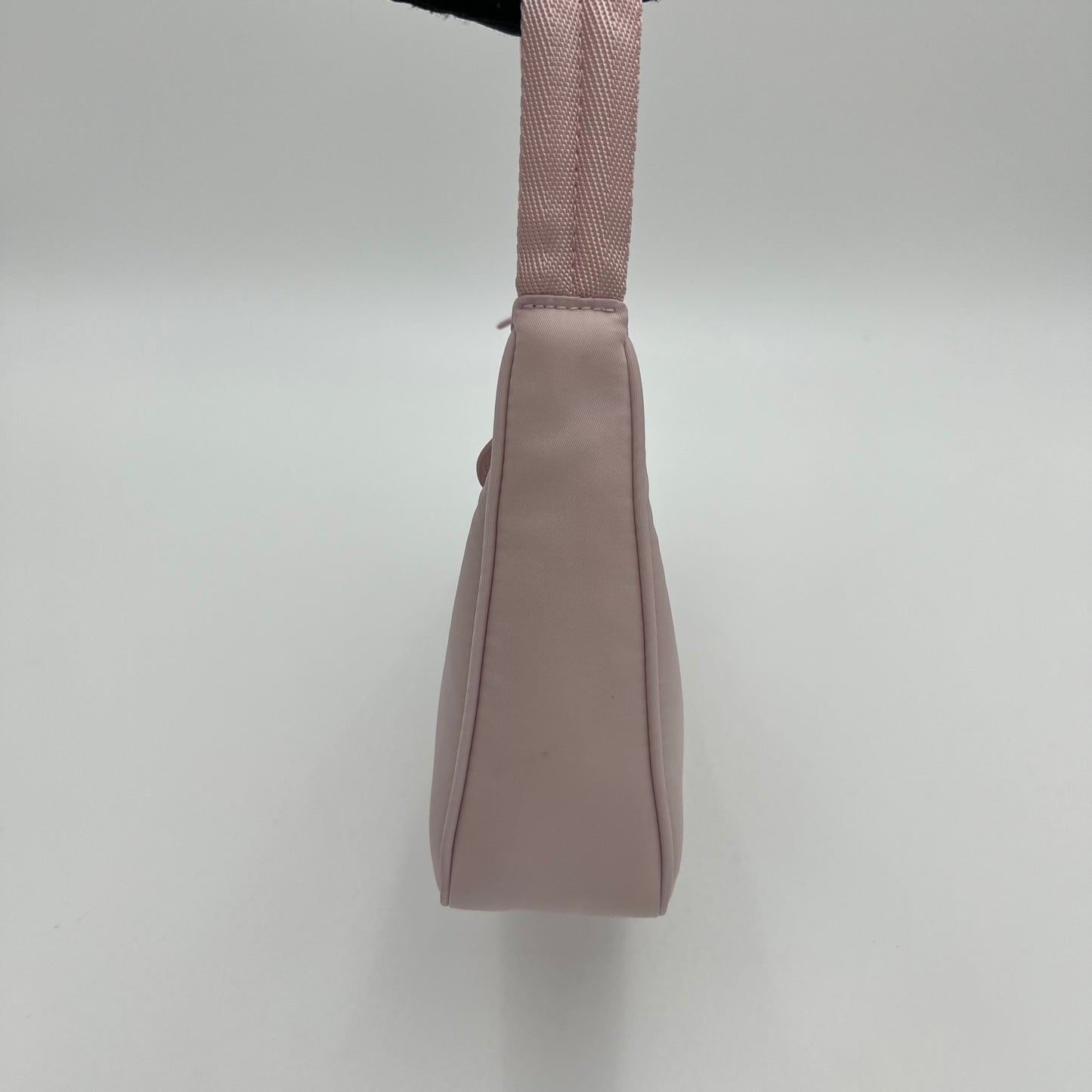 Prada Alabaster Pink Nylon Re-Edition 2000 Mini Hobo Bag