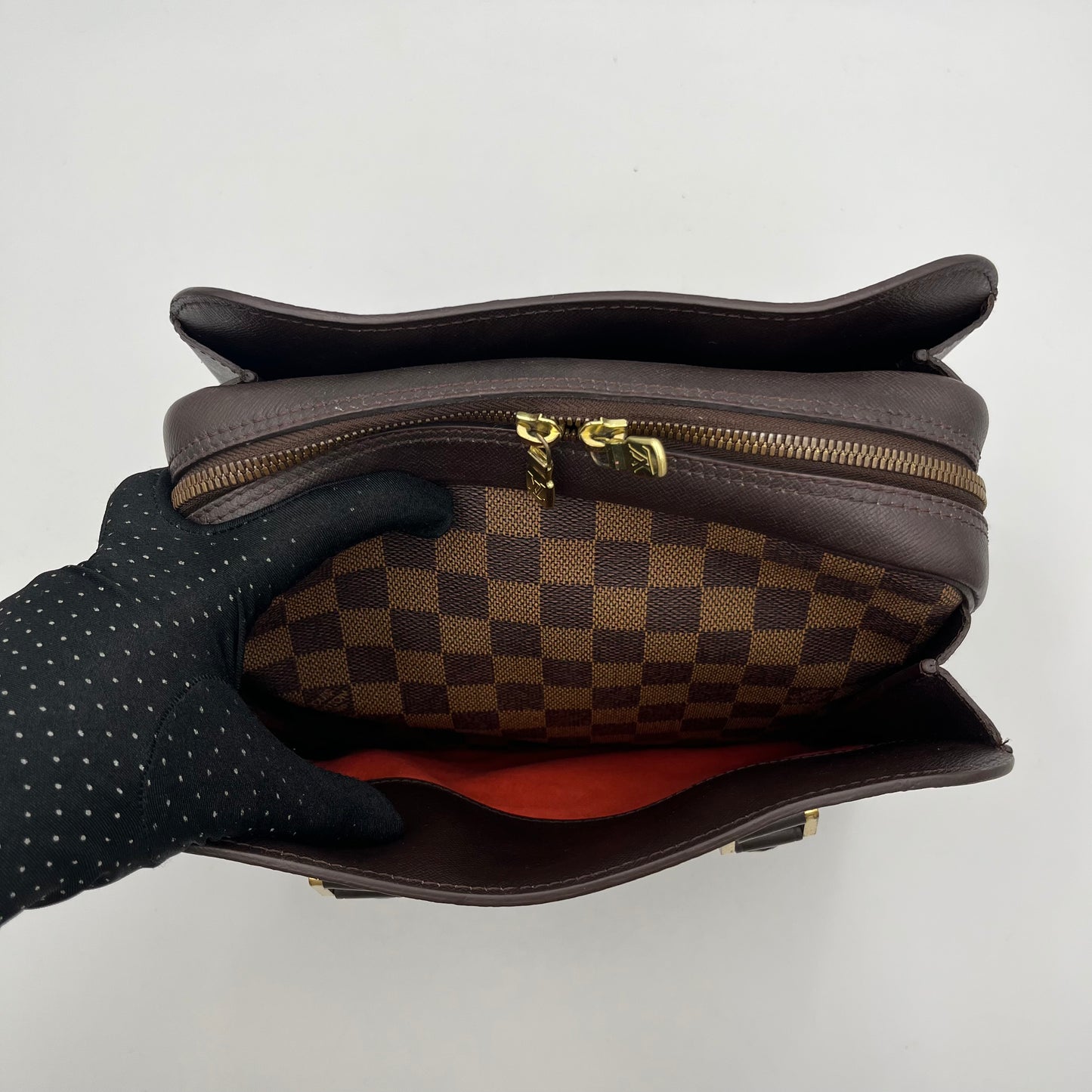 LV Damier Ebene Triana Handbag