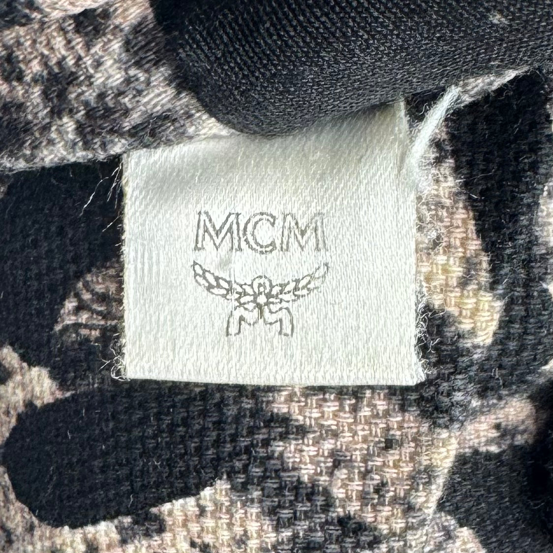 MCM Pink Visetos Pouch Shoulder Bag