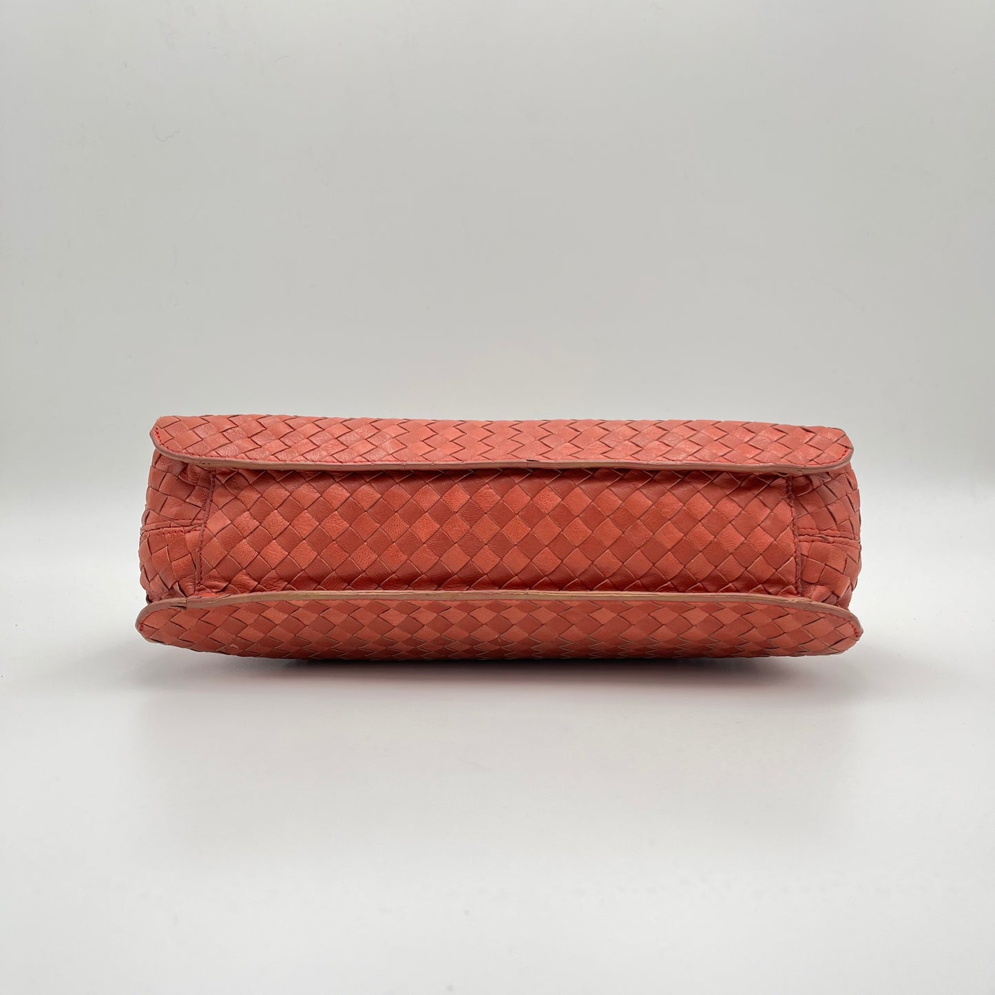 Bottega Veneta Coral Intrecciato Shoulder Bag