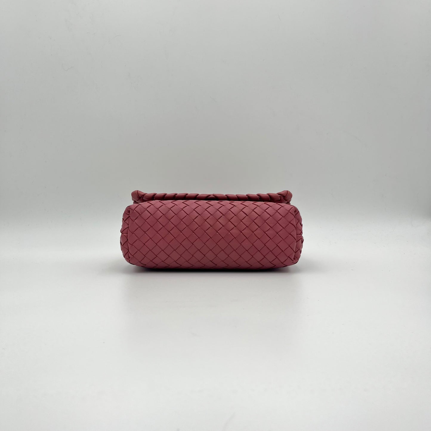 Bottega Veneta Pink Intrecciato Small Olimpia