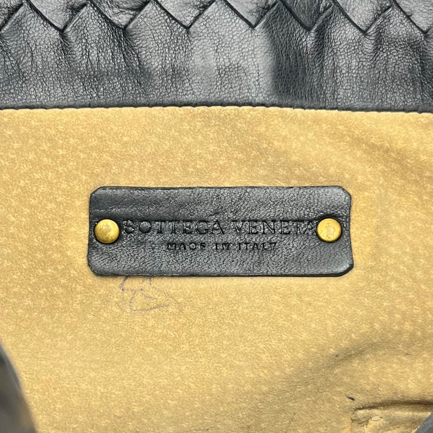 Bottega Veneta Black Intrecciato Small Tote Bag