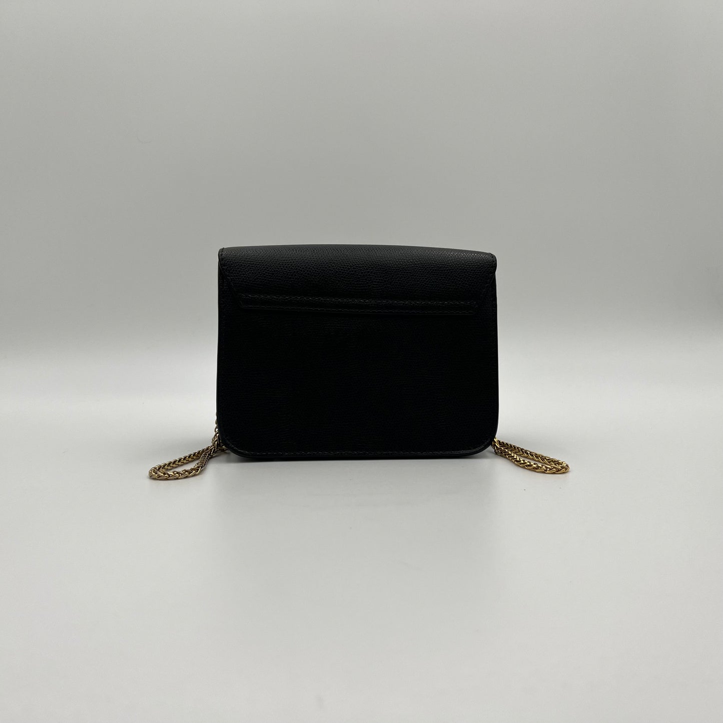 Furla Black Leather Mini Metropolis Crossbody