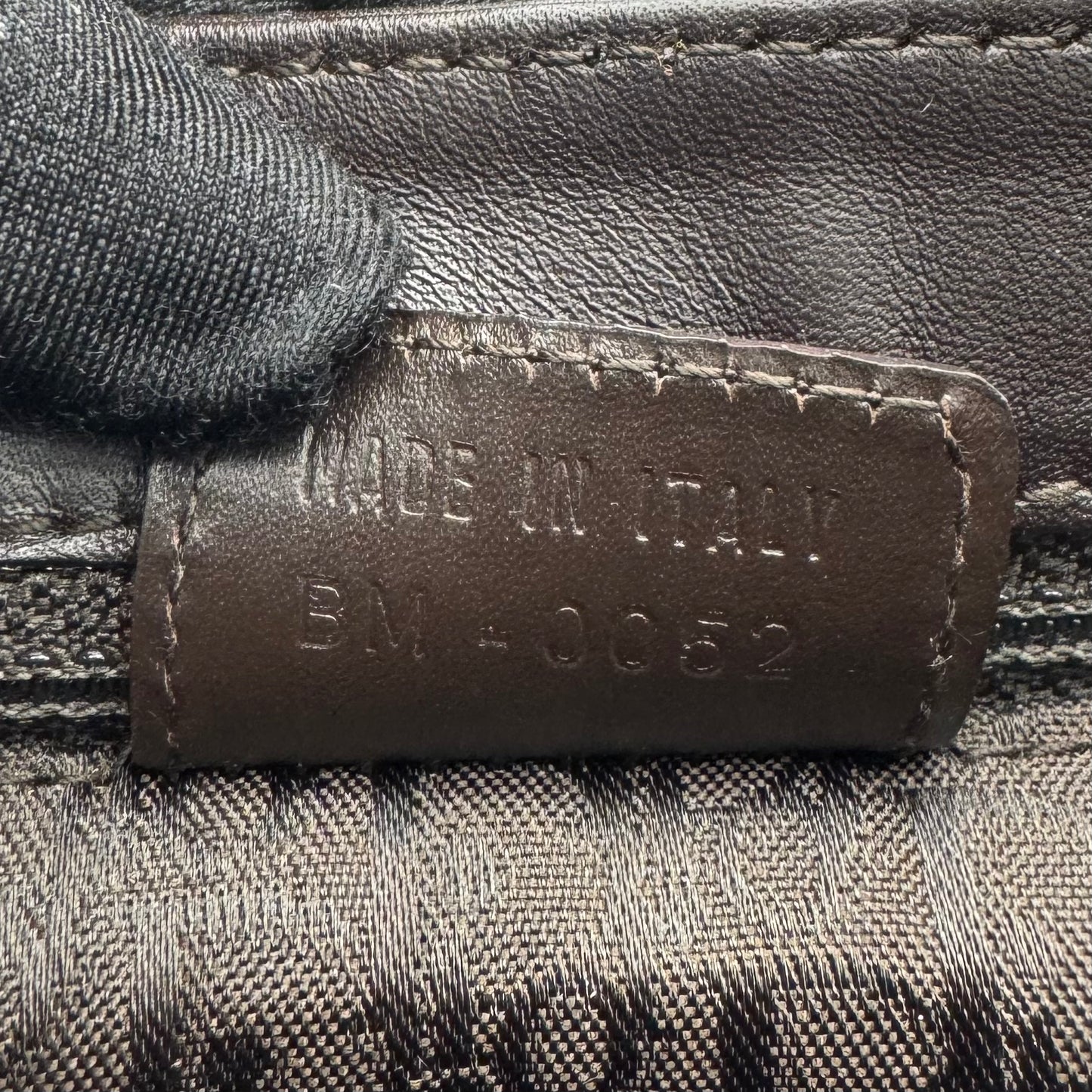 Christian Dior Dark Brown Leather Street Chic Messenger Bag