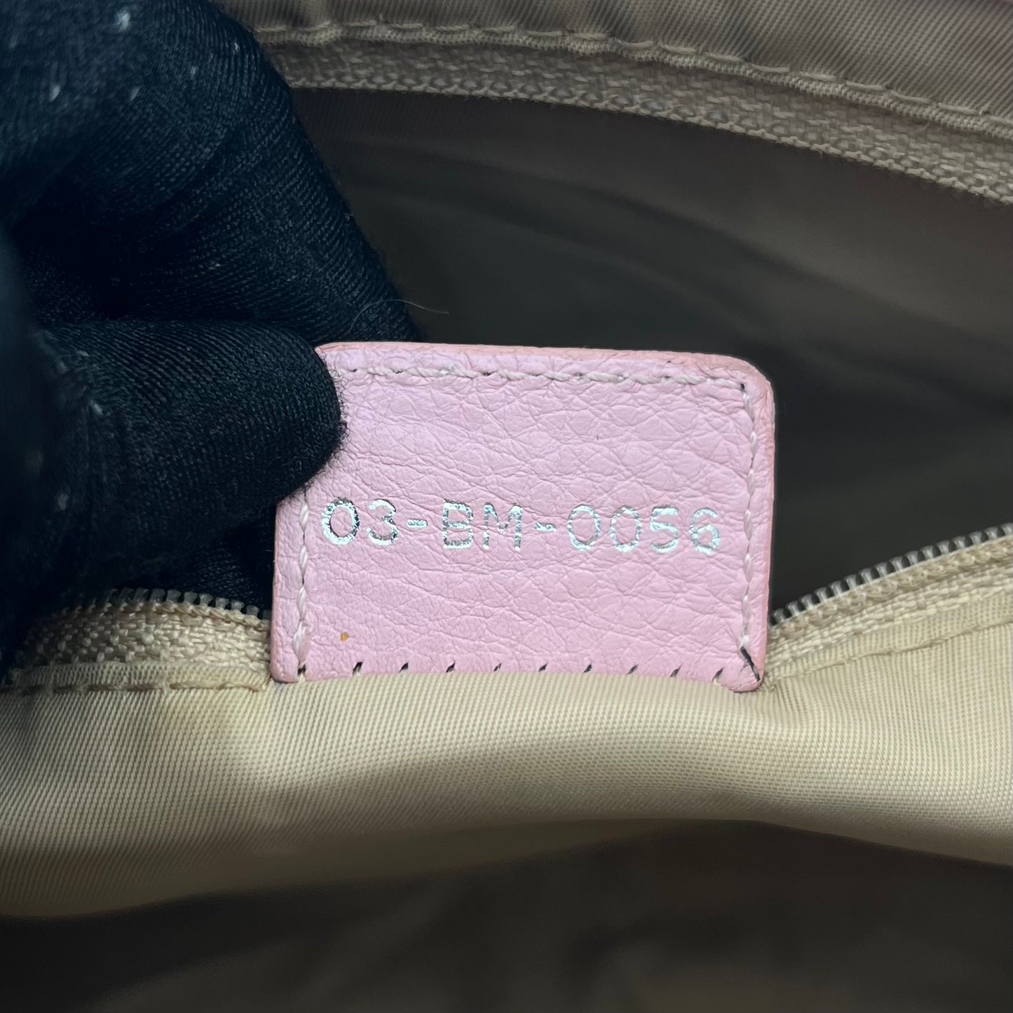 Christian Dior Beige Trotter Canvas Pink Leather Street Chic Small Handbag